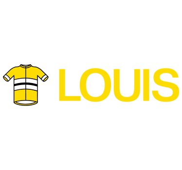 Personalised  yellow cycling jersey bike sticker - TenStickers
