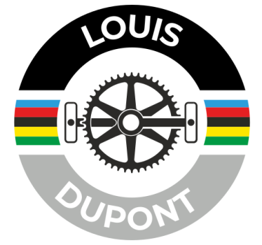 Name with circle stripes bike sticker - TenStickers