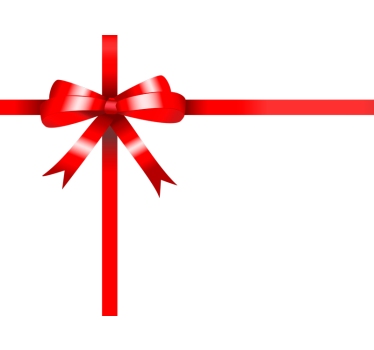 gift bow shop window sticker - TenStickers
