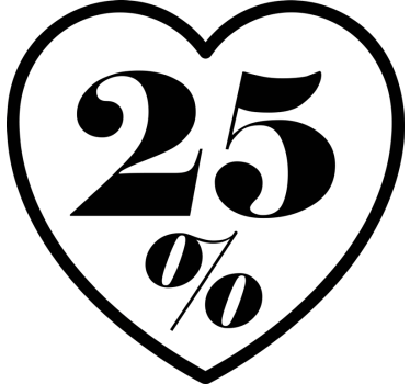 heart discount valentine's sticker - TenStickers