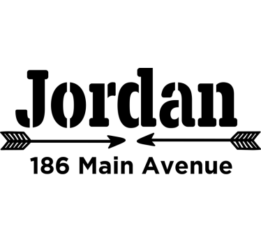 Custom mailbox name and street postbox sticker - TenStickers