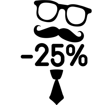 father's day discount shop window sticker - TenStickers
