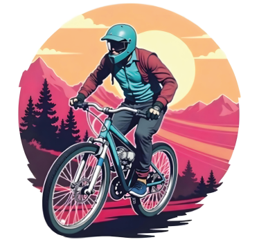 chill Summer bike sticker - TenStickers