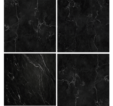Black marble tile sticker for bathroom - TenStickers