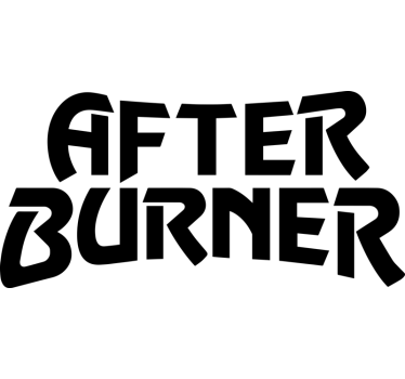 "After burner" car sticker - TenStickers