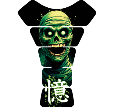 Mummy death motorbike sticker - TenStickers