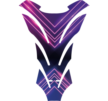 Neon motorbike sticker - TenStickers
