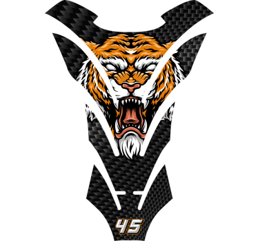 Tiger motorbike sticker - TenStickers