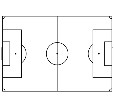 Football whiteboard sticker - TenStickers