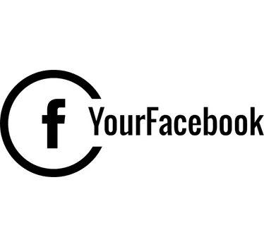 Facebook Window Sticker for Businesses - TenStickers