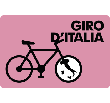 "Giro d'Italia" icon laptop skin - TenStickers