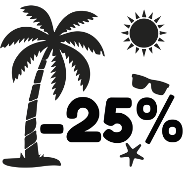 Discount summer icons sales sticker - TenStickers