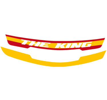Helmet visor design with flag motorbike sticker - TenStickers