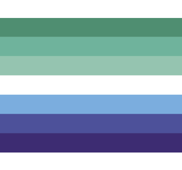 Gay flag car sticker - TenStickers