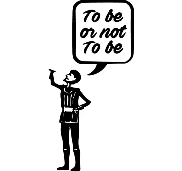 Shakespeare Sticker for Macbook Laptop sticker - TenStickers