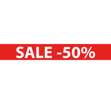 personalized discount sales sticker - TenStickers