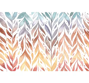 Colourful Leaves Laptop Skin - TenStickers