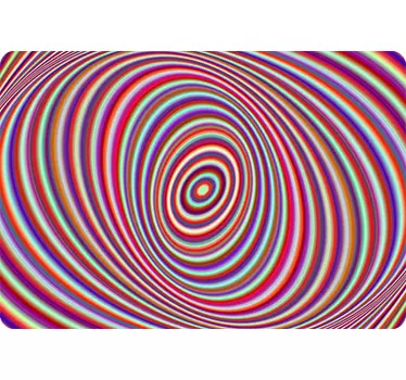 kaleidoscope spiral laptop skin - TenStickers