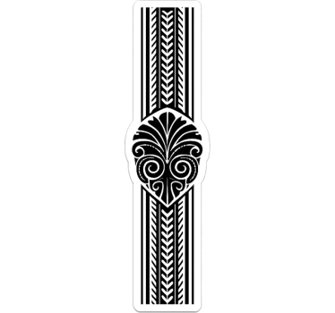 Maori tribal sheet bike sticker - TenStickers