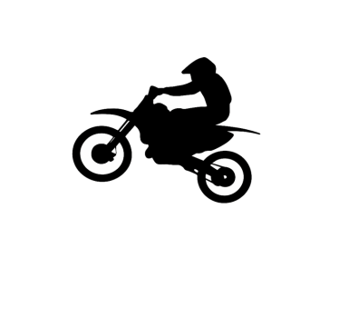 Motorcyclist on a motorcycle motorbike sticker - TenStickers