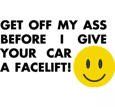 Facelift Car Decal - TenStickers