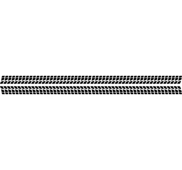 Car wheels on straight line Car Decal - TenStickers