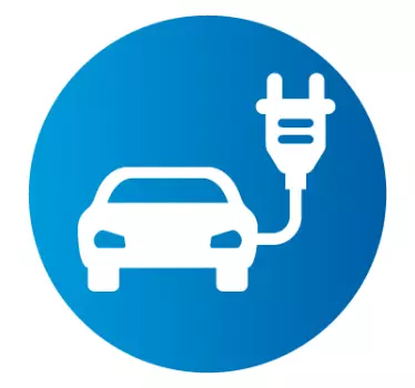 Electric car Car Decal - TenStickers
