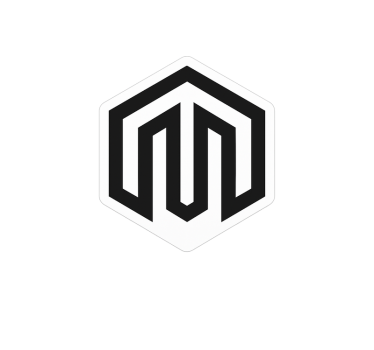Geometric modern hexagon design motorbike sticker - TenStickers