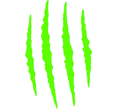 Monocolor scratches design motorbike sticker - TenStickers