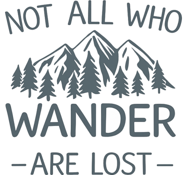 Nomad traveler quote  caravan decal - TenStickers