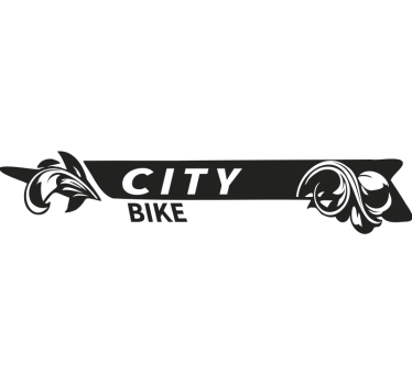 Bike City assortment bike sticker - TenStickers