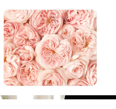 Blooming pink roses  Touchpad sticker - TenStickers