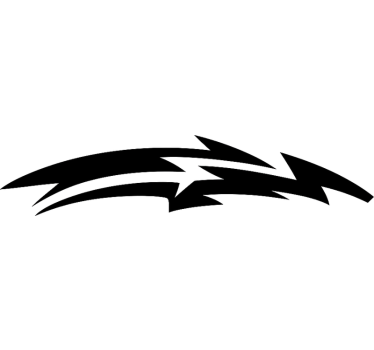 Linear speed design car sticker - TenStickers
