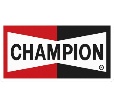 Red black champion  car sticker - TenStickers
