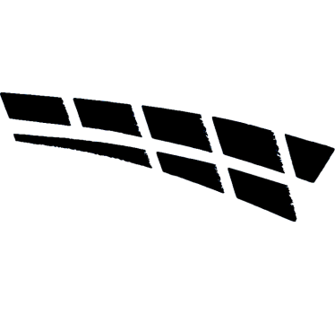 Car sticker monochrome abstract stripes - TenStickers