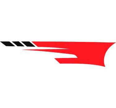 Car sticker sporty side decals - TenStickers