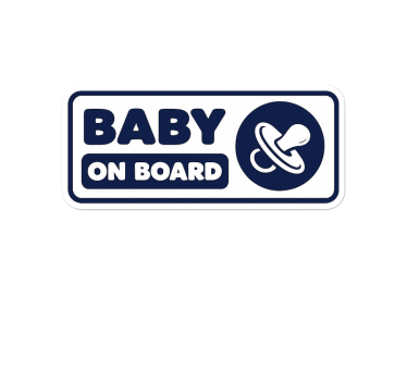 Car sticker baby on board sign - TenStickers