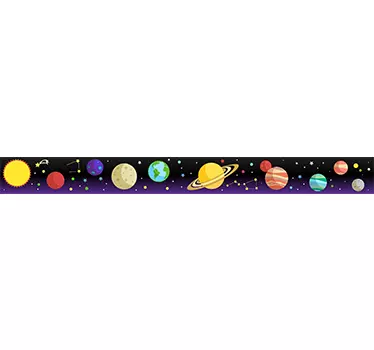Planets children's space sticker - TenStickers