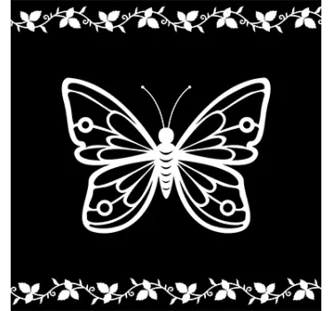 Butterfly Window Sticker - TenStickers