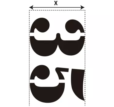 Container house number stikcer - TenStickers