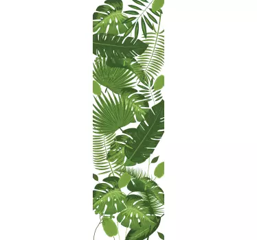 Jungle Trees fridge sticker - TenStickers