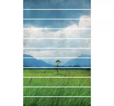 Nature stairs  nature wall decal - TenStickers