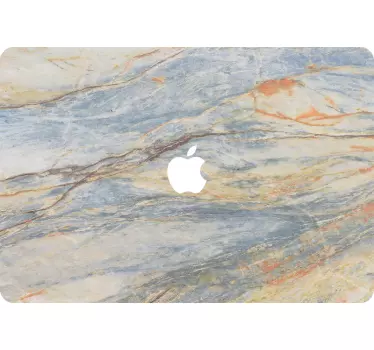 Marble MacBook Sticker - TenStickers