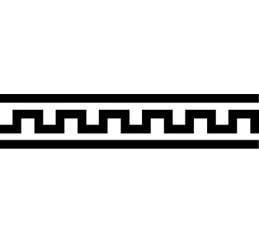Egyptian Border Sticker - TenStickers