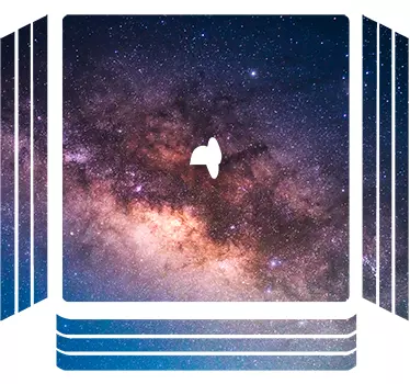 Galaxy galactic space design ps4 skin - TenStickers