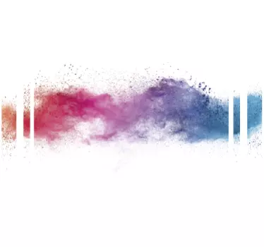 Paint splatter gradient ps4 sticker - TenStickers