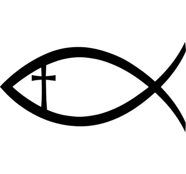 Christian Fish Wall Sticker - TenStickers