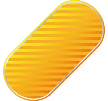 Customisable Circular Yellow Label Window Decal - TenStickers