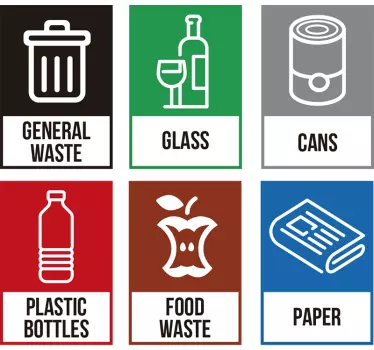 Recycling Generic Sticker - TenStickers