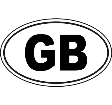 GB Car Sticker - TenStickers